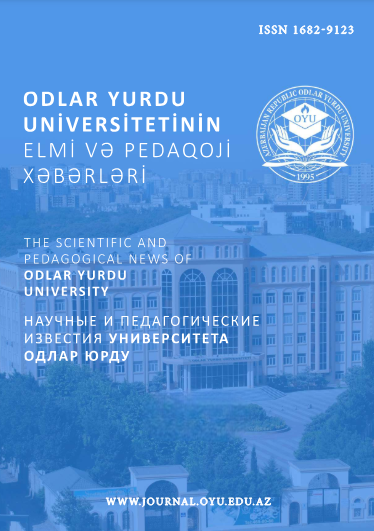 Odlar Yurdu Universitetinin Elmi və Pedaqoji Xəbərləri jurnalı №65 2025